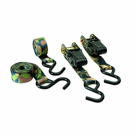 HME PRODUCTS Camo Ratchet Strap, 4PK HME-RS-4PK